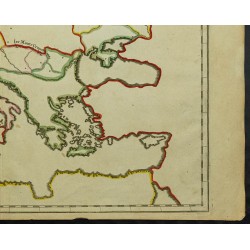 Gravure de 1711 - Carte de l'Europe - 5