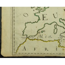 Gravure de 1711 - Carte de l'Europe - 4