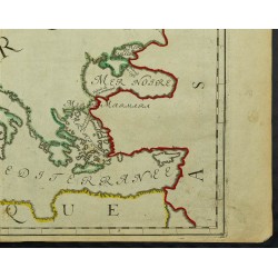 Gravure de 1711 - Carte de l'Europe - 5