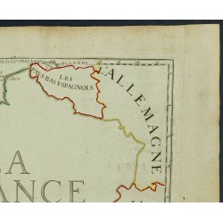 Gravure de 1711 - Carte de France - 3