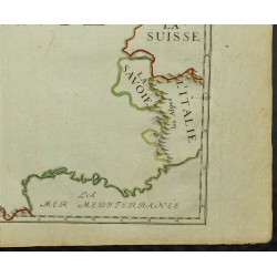 Gravure de 1711 - Carte de France - 5