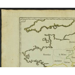 Gravure de 1711 - Capitales des provinces françaises - 2