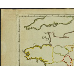 Gravure de 1711 - Provinces et enclaves de France - 2