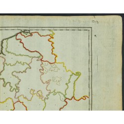 Gravure de 1711 - Carte de France - 3