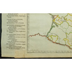 Gravure de 1711 - Petits fleuves de France - 4