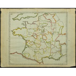 Gravure de 1711 - Rivières de France - 1