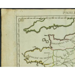 Gravure de 1711 - Parlements de France - 2