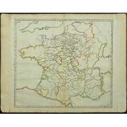 Gravure de 1711 - Généralités et élections de France - 1