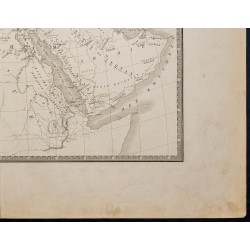 Gravure de 1869 - Carte du Monde connu des hébreux - 6