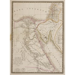 Gravure de 1869 - Égypte et Palestine - 2