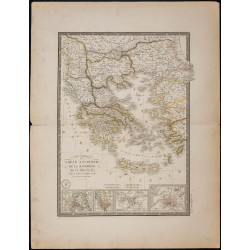 Gravure de 1869 - Grèce ancienne et Macédoine - 1