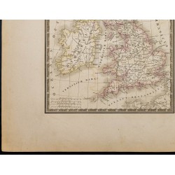 Gravure de 1869 - Îles britannique et Allemagne - 5