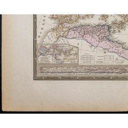 Gravure de 1869 - Carte de l'Empire romain - 5