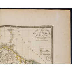 Gravure de 1869 - Carte de l'Amérique du sud - 4