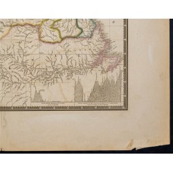 Gravure de 1869 - Carte de l'Amérique du sud - 6