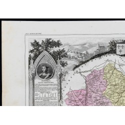 Gravure de 1869 - Département de l'Allier - 2