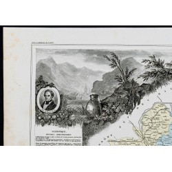 Gravure de 1869 - Département des Alpes-de-Haute-Provence - 2