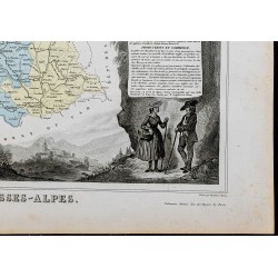Gravure de 1869 - Département des Alpes-de-Haute-Provence - 5