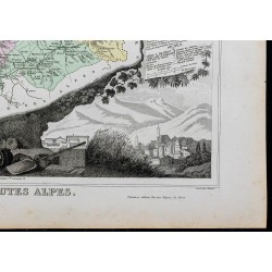 Gravure de 1869 - Département des Hautes-Alpes - 5