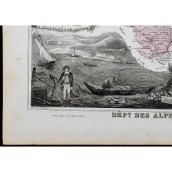 Gravure de 1869 - Département des Alpes-Maritimes - 4