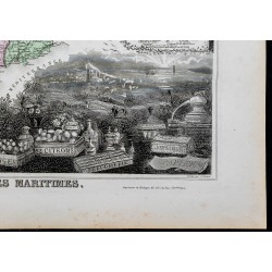 Gravure de 1869 - Département des Alpes-Maritimes - 5
