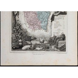 Gravure de 1869 - Département de l'Ardèche - 3