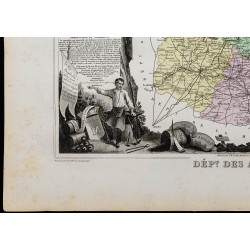 Gravure de 1869 - Département des Ardennes - 4