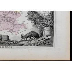 Gravure de 1869 - Département de l'Ariège - 5