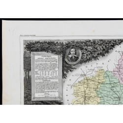 Gravure de 1869 - Département de l'Aveyron - 2