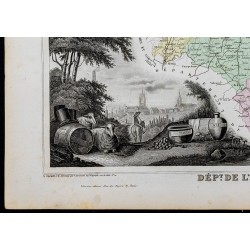 Gravure de 1869 - Département de l'Aveyron - 4
