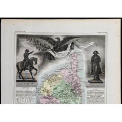 Gravure de 1869 - Département de la Corse - 2