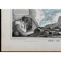 Gravure de 1869 - Département du Doubs - 4