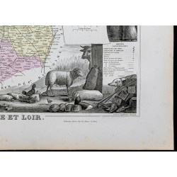 Gravure de 1869 - Département de l'Eure et Loir - 5