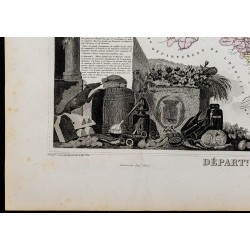 Gravure de 1869 - Département du Gard - 4