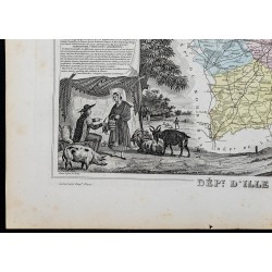 Gravure de 1869 - Département de l'Ille-et-Vilaine - 4