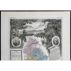 Gravure de 1869 - Département du Jura - 2