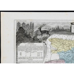 Gravure de 1869 - Département de Maine et Loire - 2