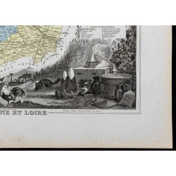 Gravure de 1869 - Département de Maine et Loire - 5