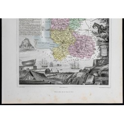 Gravure de 1869 - Département de la Manche - 3