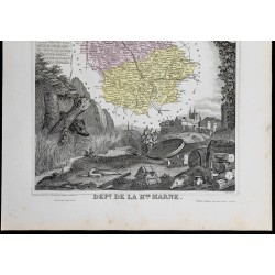 Gravure de 1869 - Département de la Haute-Marne - 3