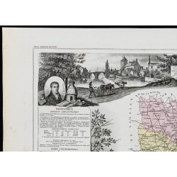Gravure de 1869 - Département de la Mayenne - 2