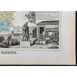 Gravure de 1869 - Département de la Mayenne - 5