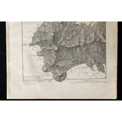 Gravure de 1880 - Carte de la baie de Fort de France - 3