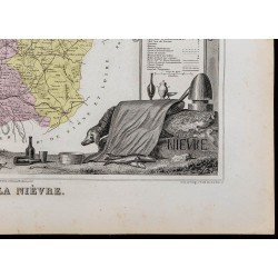 Gravure de 1869 - Département de la Nièvre - 5