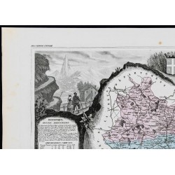 Gravure de 1869 - Département du Puy De Dôme - 2