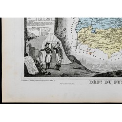 Gravure de 1869 - Département du Puy De Dôme - 4