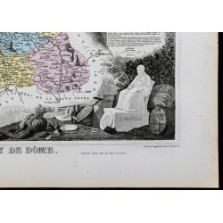 Gravure de 1869 - Département du Puy De Dôme - 5
