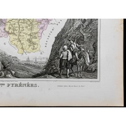 Gravure de 1869 - Département Pyrénées-Atlantiques - 5