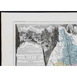 Gravure de 1869 - Département des Hautes Pyrénées - 2
