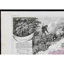 Gravure de 1869 - Département des Pyrénées orientales - 2